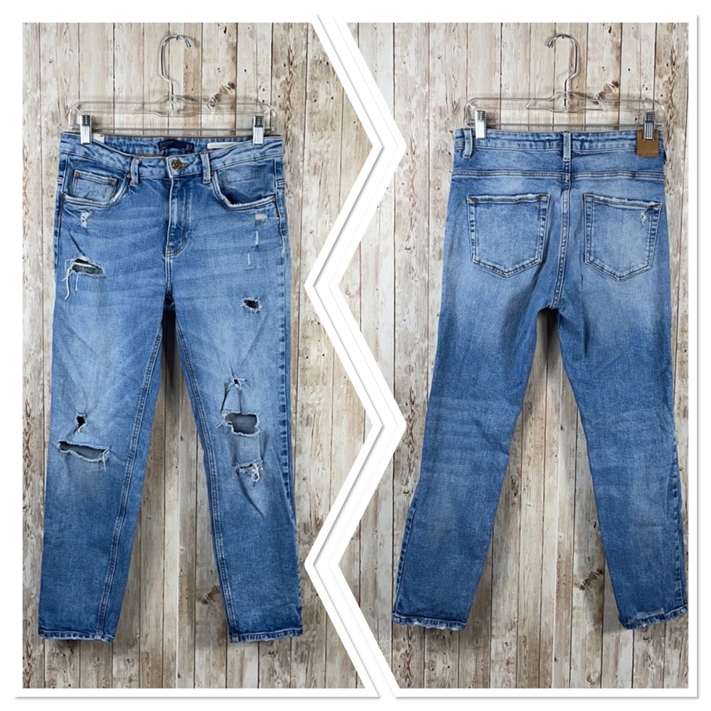 Zara Trafaluc The Tomboy Low Slouch Jean Sz 6